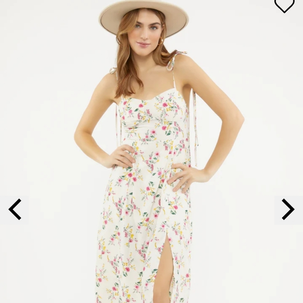 NWT Forever 21 Blue Floral Dress